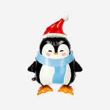 Large penguin foil balloon for party decorations, measuring 115x87 cm, from Flying Tiger Copenhagen.