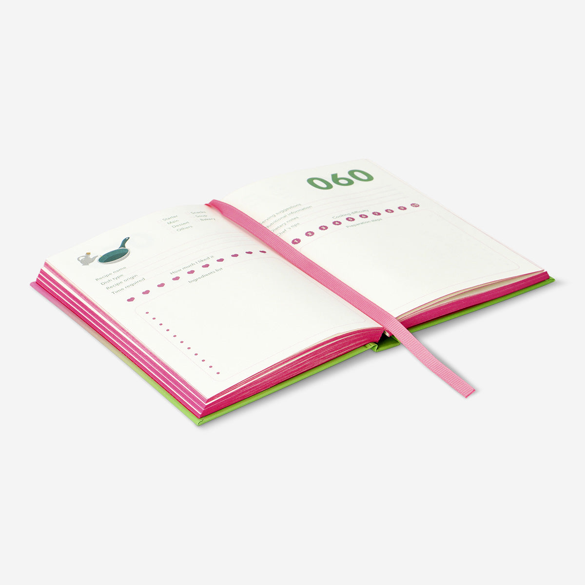 A6 recipe book - English
