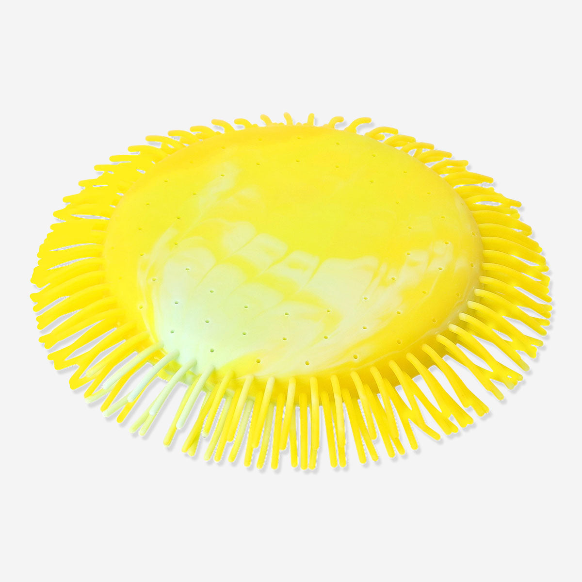 Yellow Flying Tiger Copenhagen flying disc toy designed for water play, showcasing a bright, lightweight disc suitable for outdoor fun.