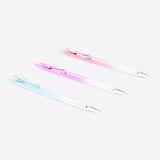 Set of three metallic propelling pencils for office use by Flying Tiger Copenhagen, featuring sleek silver design.