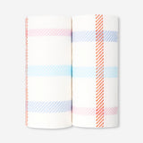 Set of two Flying Tiger Copenhagen paper towels with printed designs, suitable for kitchen use and cleaning tasks.