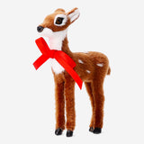 Roe deer figurine, 9 cm tall, decorative home decor piece by Flying Tiger Copenhagen, featuring a realistic deer design.