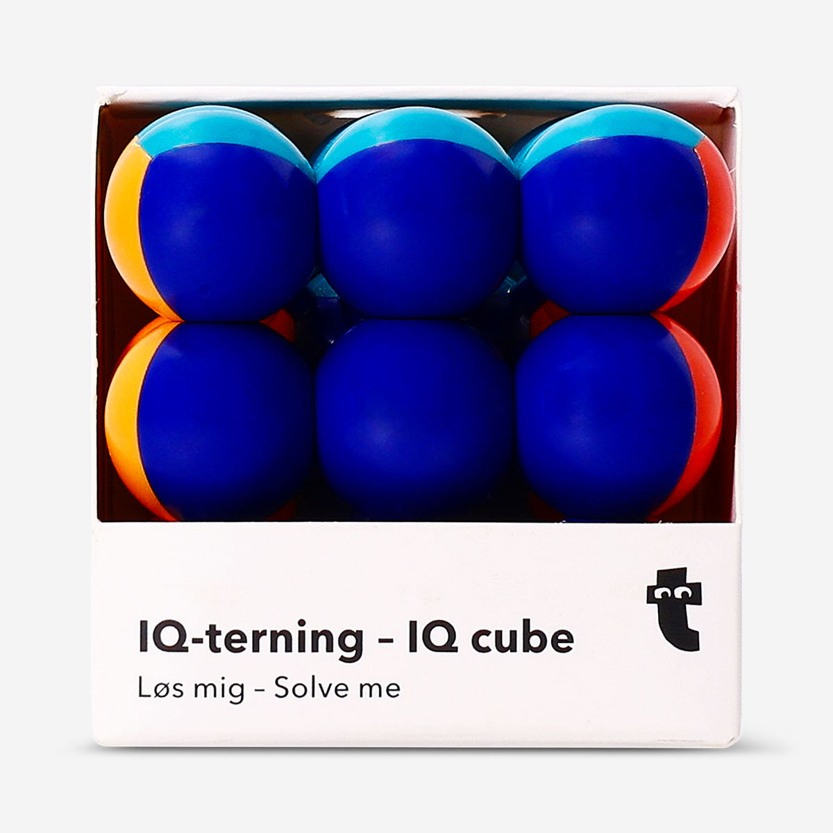 Flying Tiger Copenhagen IQ Cube with bubble design, a colorful brain teaser game for fun and mental challenge.