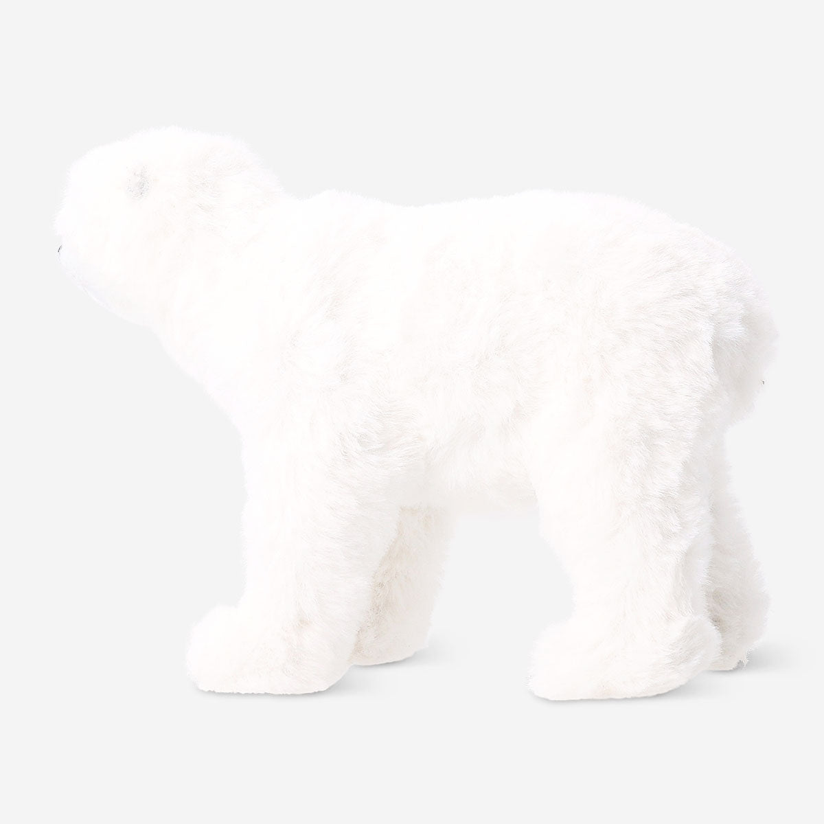Decorative 18 cm polar bear figure from Flying Tiger Copenhagen, ideal for home decor and winter-themed decoration.