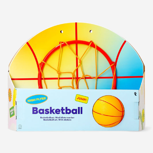 Basketball set with stickers