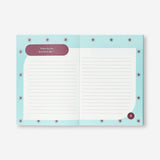 Flying Tiger Copenhagen personal journal for office use, featuring a sleek cover with lined pages for writing and organization.