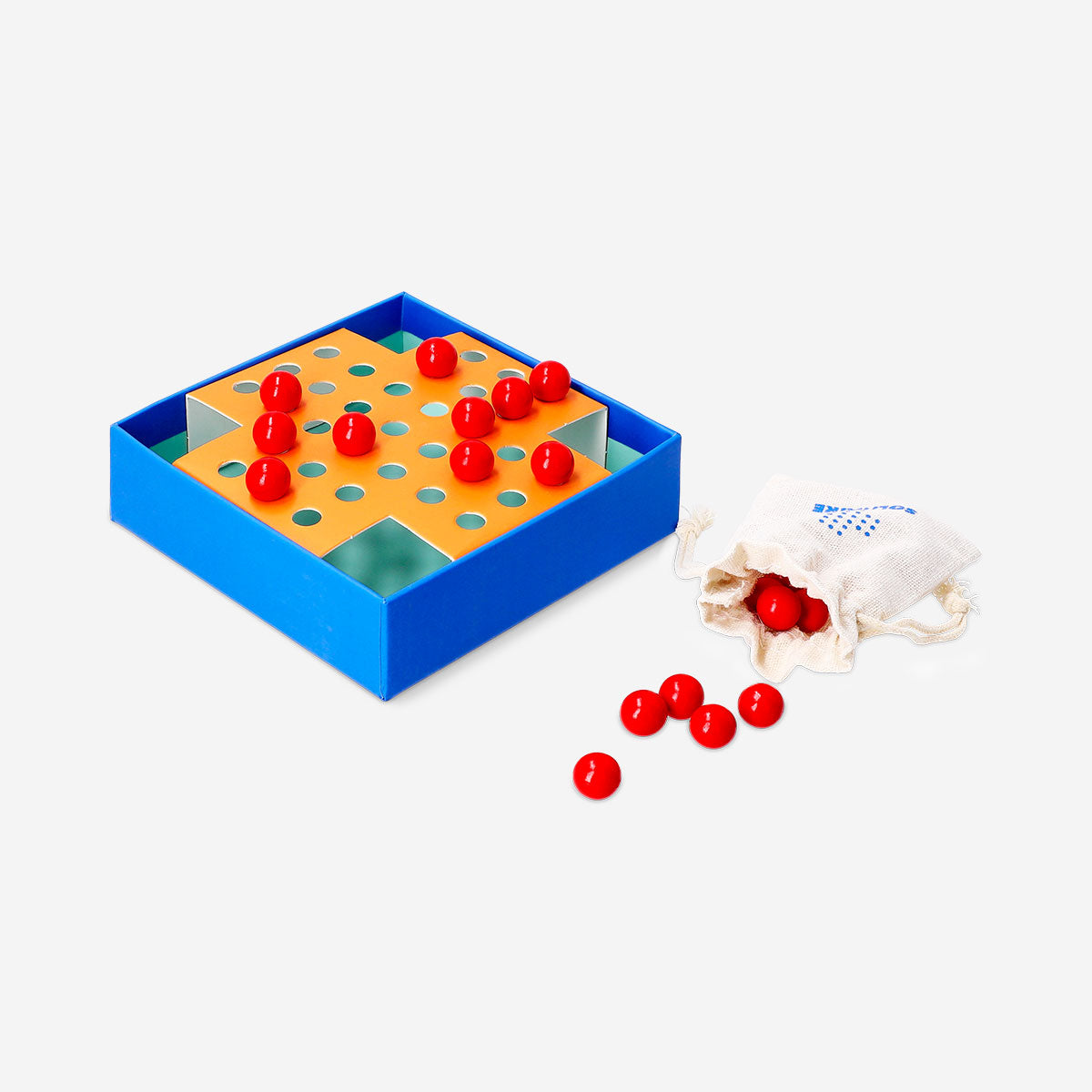 Solitaire game by Flying Tiger Copenhagen, single-player puzzle game with colorful cards and classic setup for solo play.