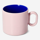 Pink Flying Tiger Copenhagen mug with oval handle, 313 ml, stylish kitchen drinkware perfect for everyday use