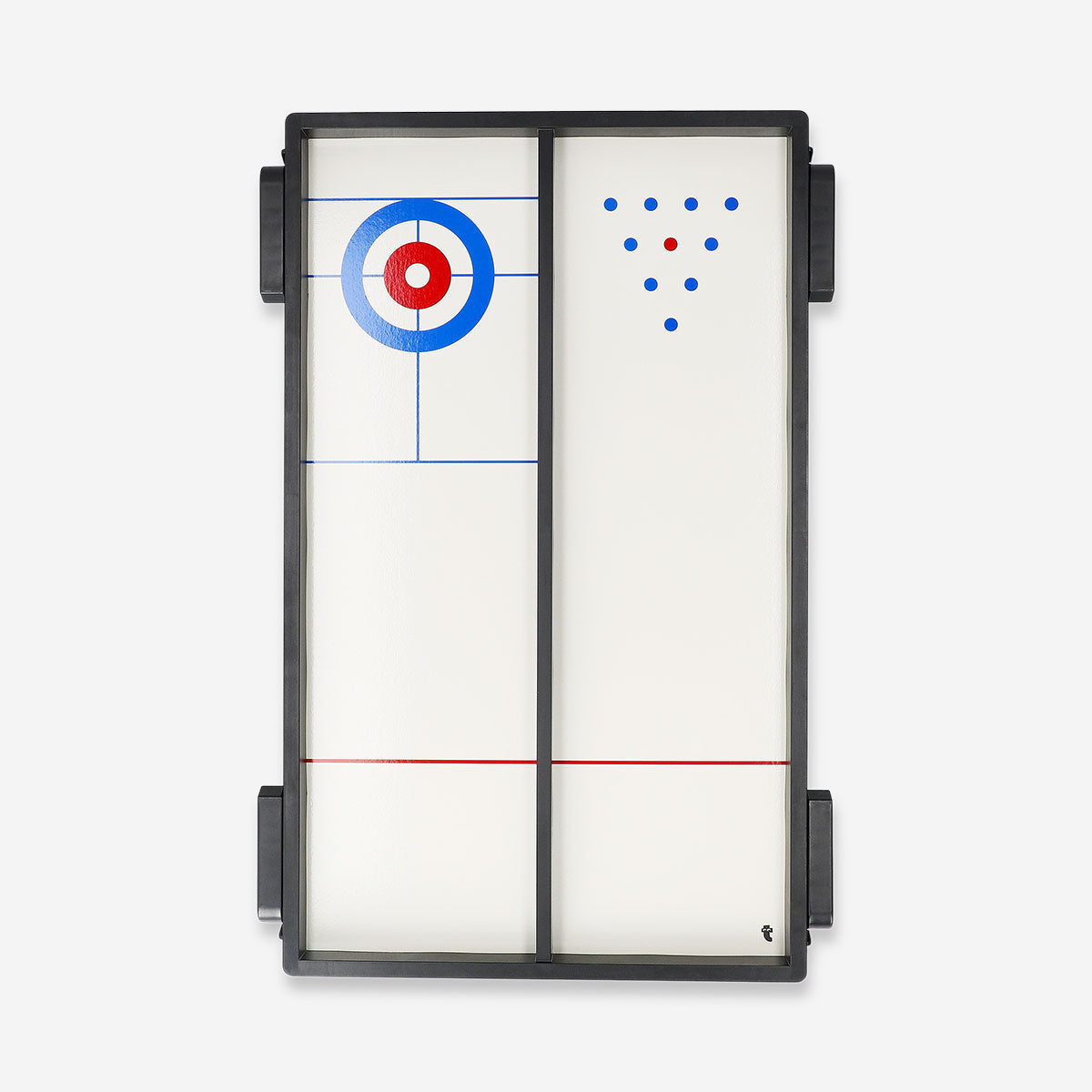 Flying Tiger Copenhagen 4-in-1 arcade game table with colorful game surfaces and controls for family entertainment.