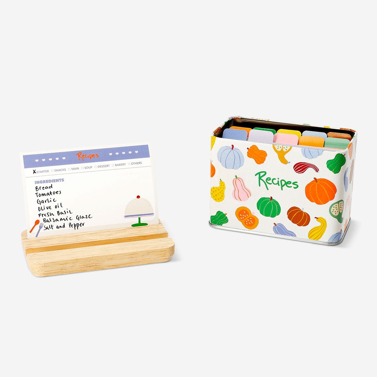 Recipe box - 12x8 cm