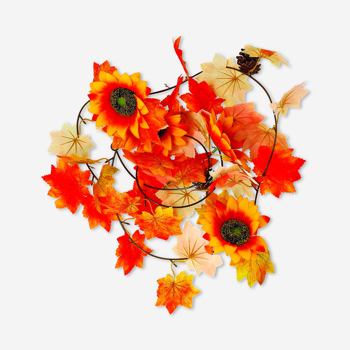 Decorative autumn leaves for table decoration, colorful fall foliage by Flying Tiger Copenhagen, home decor accessory.
