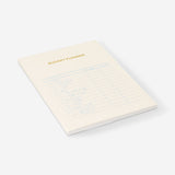 A5 budget planner from Flying Tiger Copenhagen with a colorful cover, designed for organizing finances and planning.