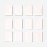 Monthly calendar stickers for bullet journal 2027 by Flying Tiger Copenhagen, colorful office planner accessories on a white background.