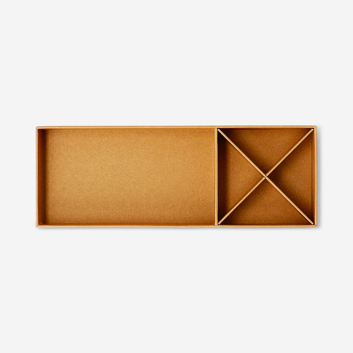 Craft paper desk tray