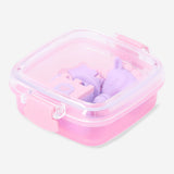 Fairytale themed eraser set in pink box from Flying Tiger Copenhagen, ideal for office or school use.