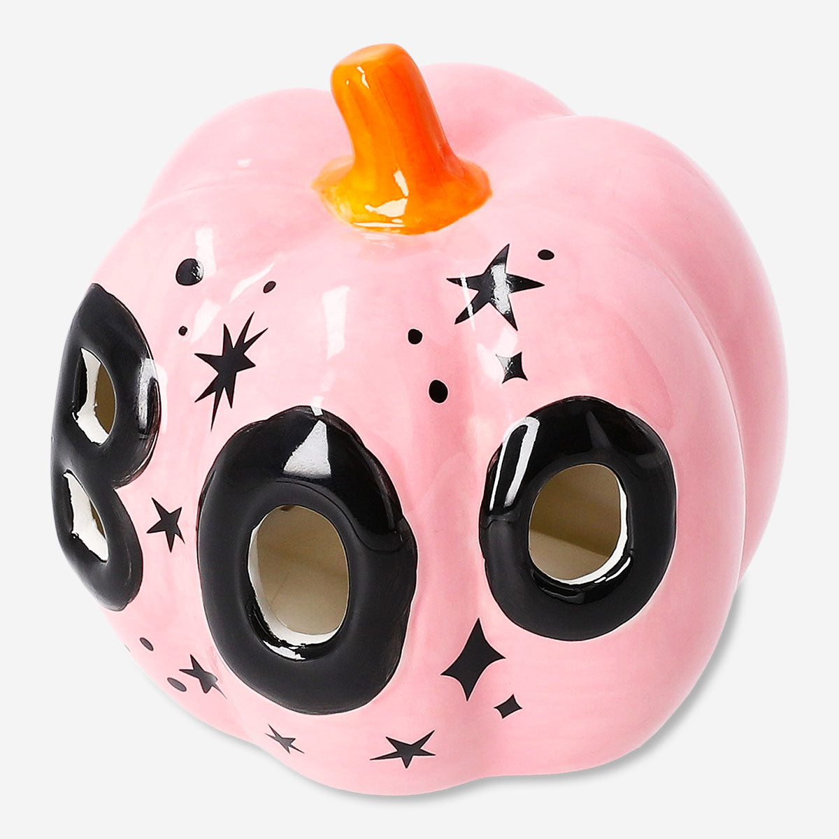 Luminous 10 cm pumpkin with LED light, Flying Tiger Copenhagen home decor, glowing orange pumpkin for festive display
