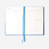 Blue Flying Tiger Copenhagen study planner for 2026-2027, office organizer with weekly and monthly pages, English language.
