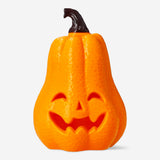 Luminous pumpkin gadget from Flying Tiger Copenhagen, 18 cm tall, glowing decorative pumpkin for festive or cozy decor.
