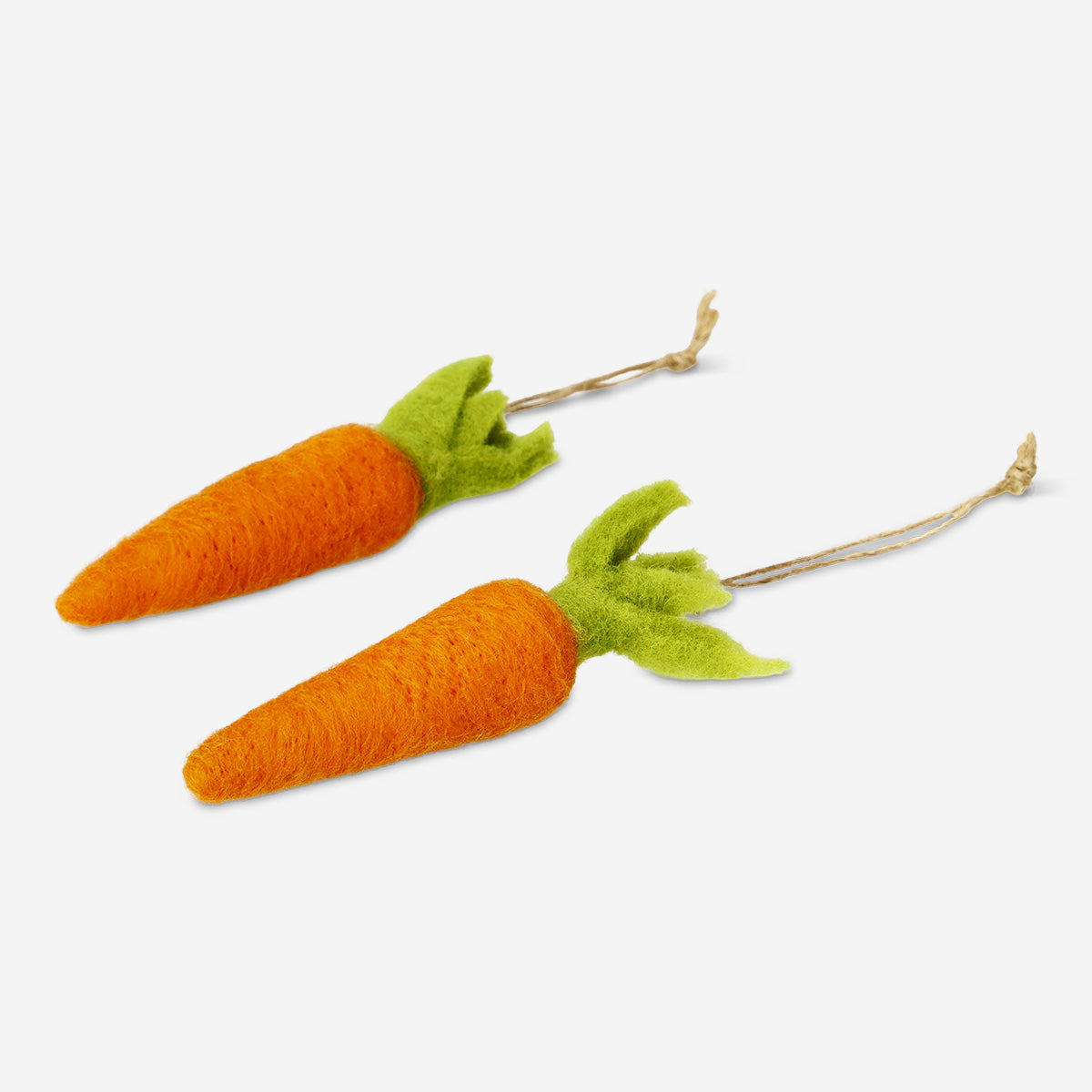 Ornamento da appendere - Carote arancioni - 2 pz