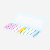 Multi-colored office page markers by Flying Tiger Copenhagen, featuring vibrant, reusable paperclips for organizing documents.