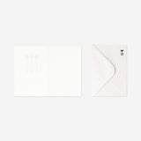 Birthday card with sequin candles