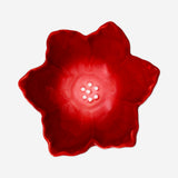 Flying Tiger Copenhagen poinsettia flower bowl, 12 cm, kitchen decor with red poinsettia flowers and decorative bowl design.
