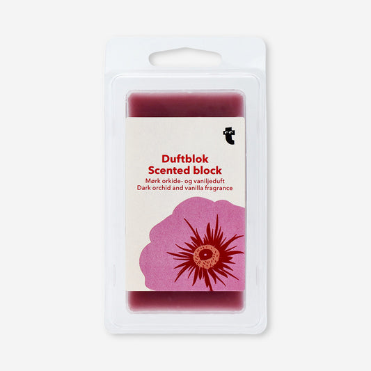 Scented pink wax - Dark orchid and vanilla fragrance