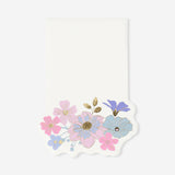 Colorful floral sticky memos for office use, featuring vibrant flower designs, by Flying Tiger Copenhagen.