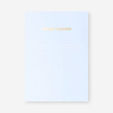 Flying Tiger Copenhagen office budget planner with numbered pages, tabs, and colorful layout for organizing financial plans.