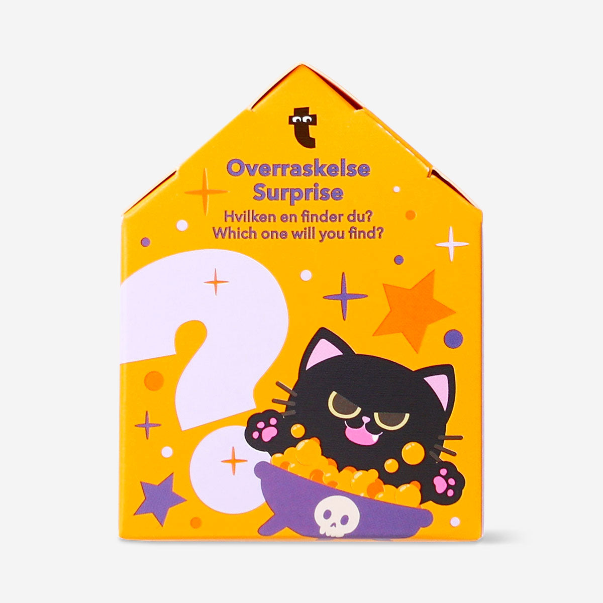 Collectible Halloween cats toy by Flying Tiger Copenhagen featuring colorful, surprise-themed feline figures for kids and collectors.
