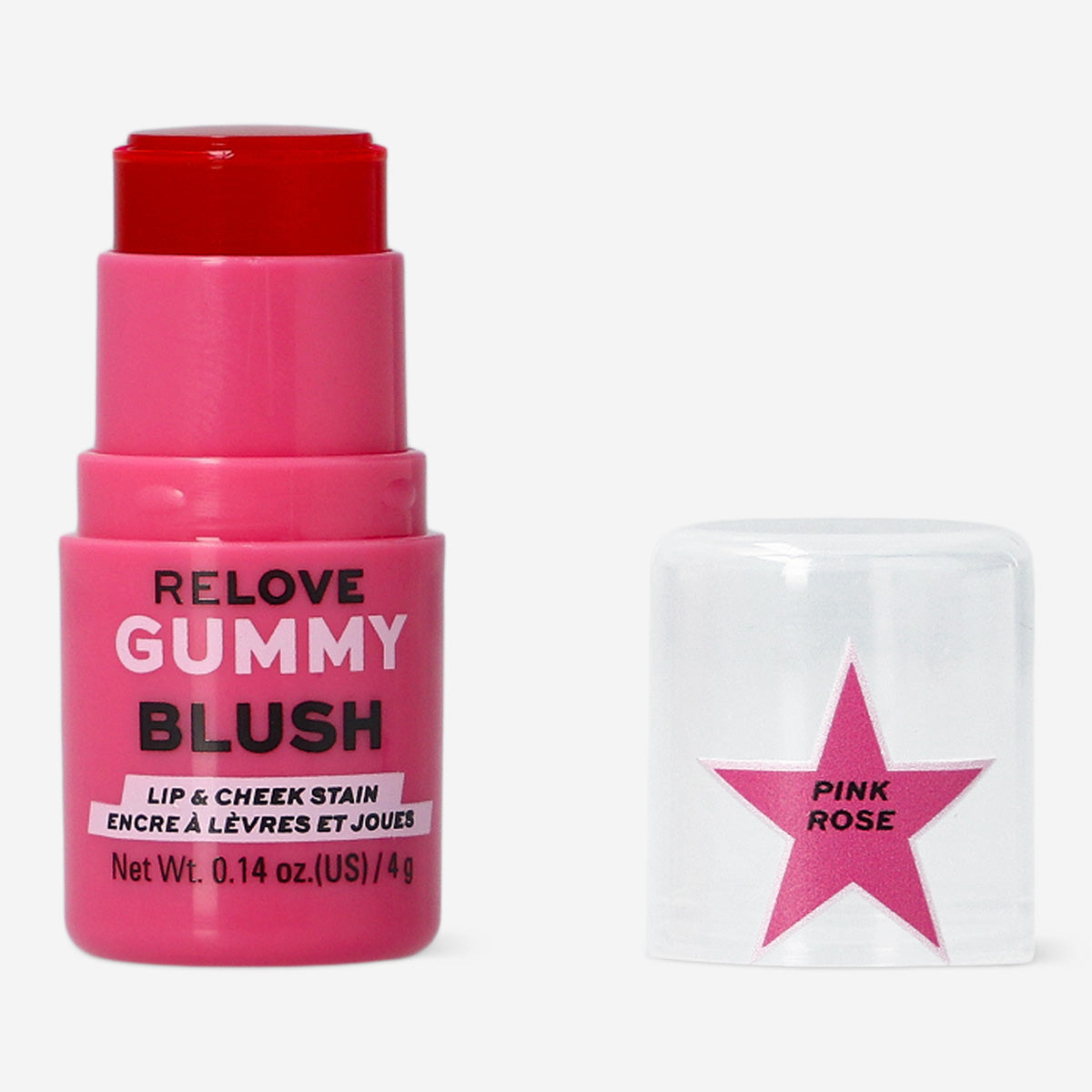 Flying Tiger Copenhagen Relove Jelly Blush in Pink, a personal care makeup product with a smooth, jelly texture and pink shade.