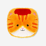 Flying Tiger Copenhagen heating pillow featuring a cute tabby cat design, ideal for personal care and warmth.