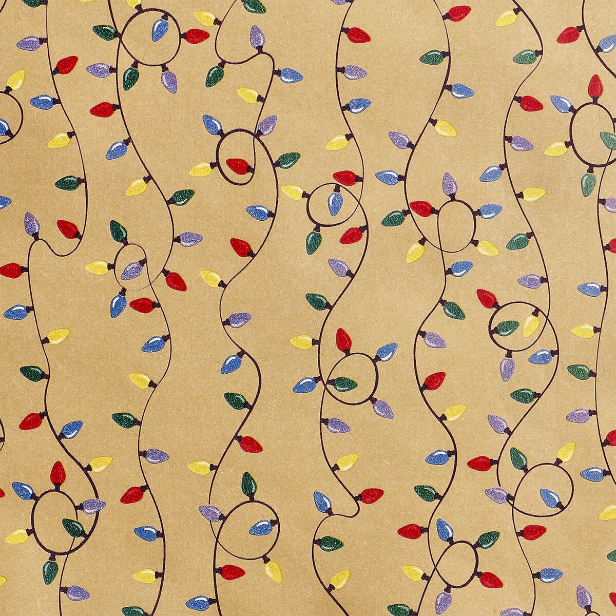 1000 cm craft wrapping paper - String lights motif Office Flying Tiger Copenhagen 