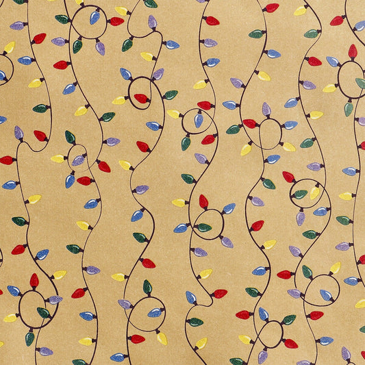 1000 cm omslagspapper - Motiv för Ljuskedjor