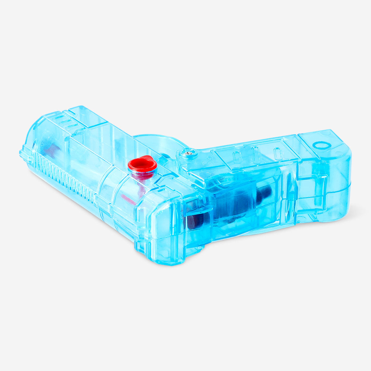 Blue foldable water blaster toy by Flying Tiger Copenhagen, compact and lightweight with a trigger and handle for outdoor water play.
