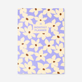 A4 floral soft cover weekly planner by Flying Tiger Copenhagen with colorful floral design on the cover.