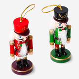 Two decorative hanging nutcrackers for home decor from Flying Tiger Copenhagen, featuring detailed traditional designs.