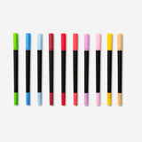 Colour by numbers colouring pad with markers from Flying Tiger Copenhagen, featuring vibrant pages for creative hobby fun.