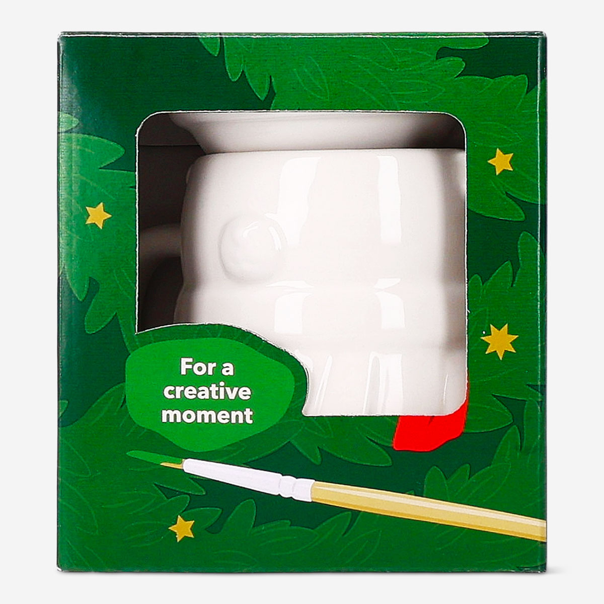 DIY polar bear mug by Flying Tiger Copenhagen, 400 ml hobby craft mug with polar bear design, ready for personalization.