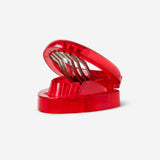 Red strawberry fruit cutter