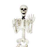 Decorative hanging skeleton gadget from Flying Tiger Copenhagen, 85 cm tall, with detailed bones and spooky design.