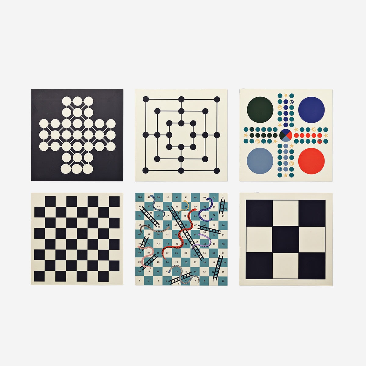 12-in-1 Board games with extra dice Game Flying Tiger Copenhagen 