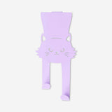 Purple cat door hook from Flying Tiger Copenhagen, designed for home decor and door organization.