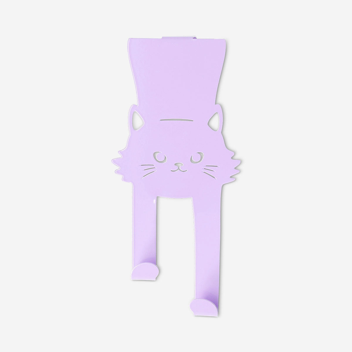 Purple cat door hook from Flying Tiger Copenhagen, designed for home decor and door organization.