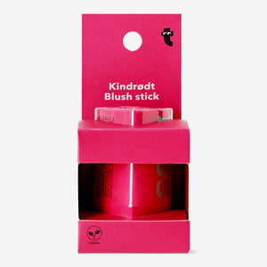 Flying Tiger Copenhagen Jelly blush stick in pink, a personal care makeup product with a smooth, rounded design and vibrant pink color.