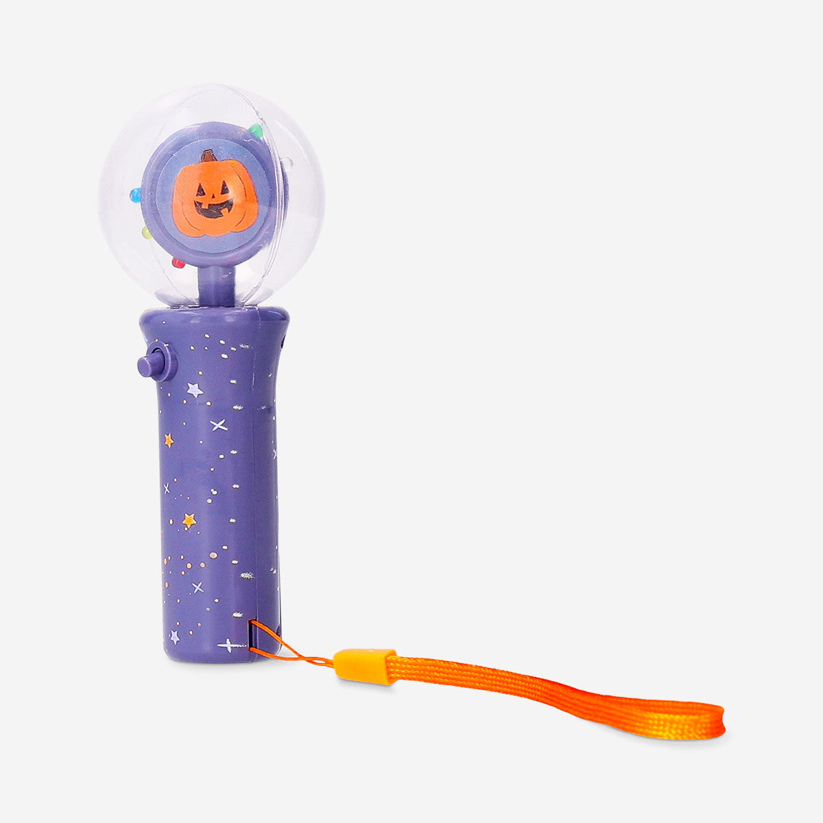 Flying Tiger Copenhagen handheld Halloween disco light gadget with colorful LED lights and spooky design for festive fun.