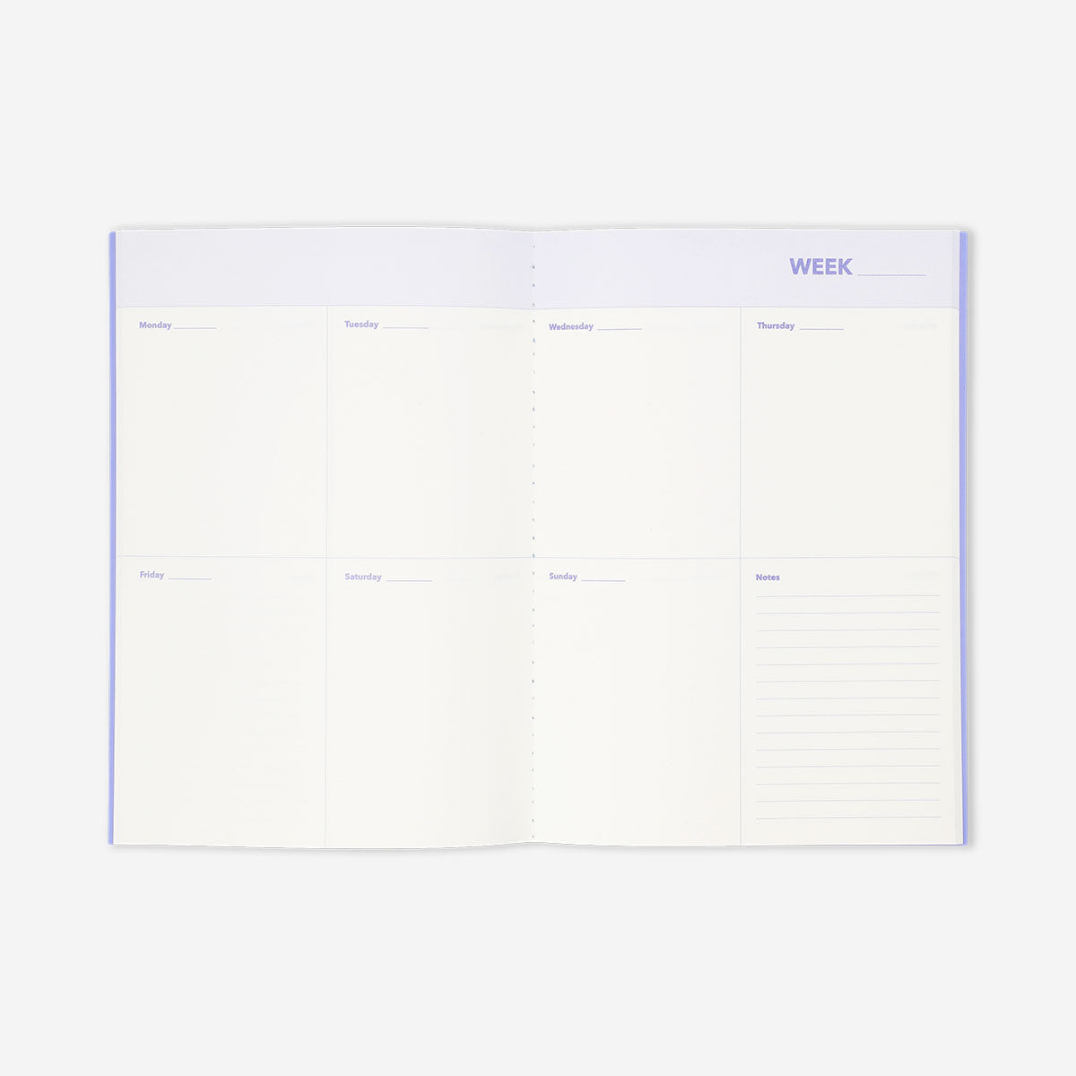 Flying Tiger Copenhagen B5 chequered soft cover weekly planner for office use, featuring a colorful checkered design.