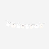 Halloween felt ghost garland from Flying Tiger Copenhagen, 200 cm long, featuring spooky ghost decorations for party decor.