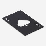 Flying Tiger Copenhagen bottle opener shaped like a playing card, 9 cm, kitchen accessory with a playful design.