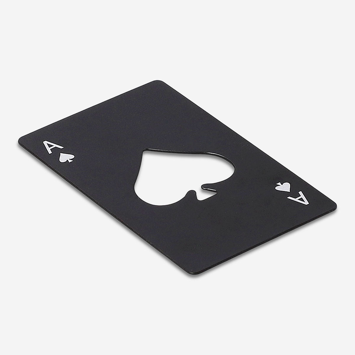 Flying Tiger Copenhagen bottle opener shaped like a playing card, 9 cm, kitchen accessory with a playful design.